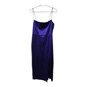 Ten By BABATON Chic Purple Midi Dress